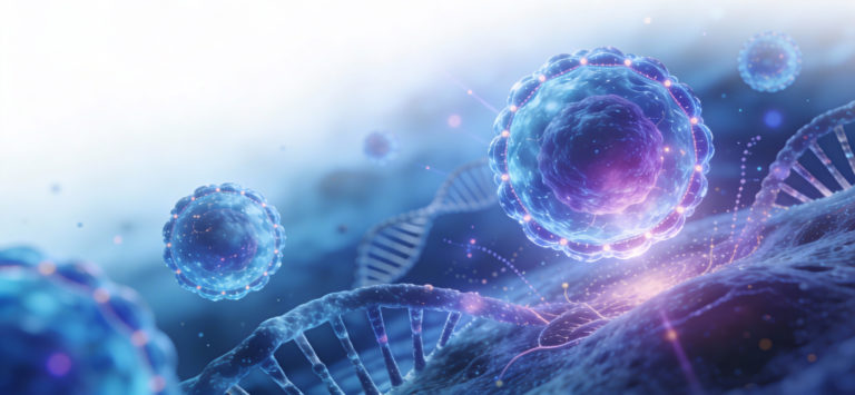Digital image of DNA & exomes