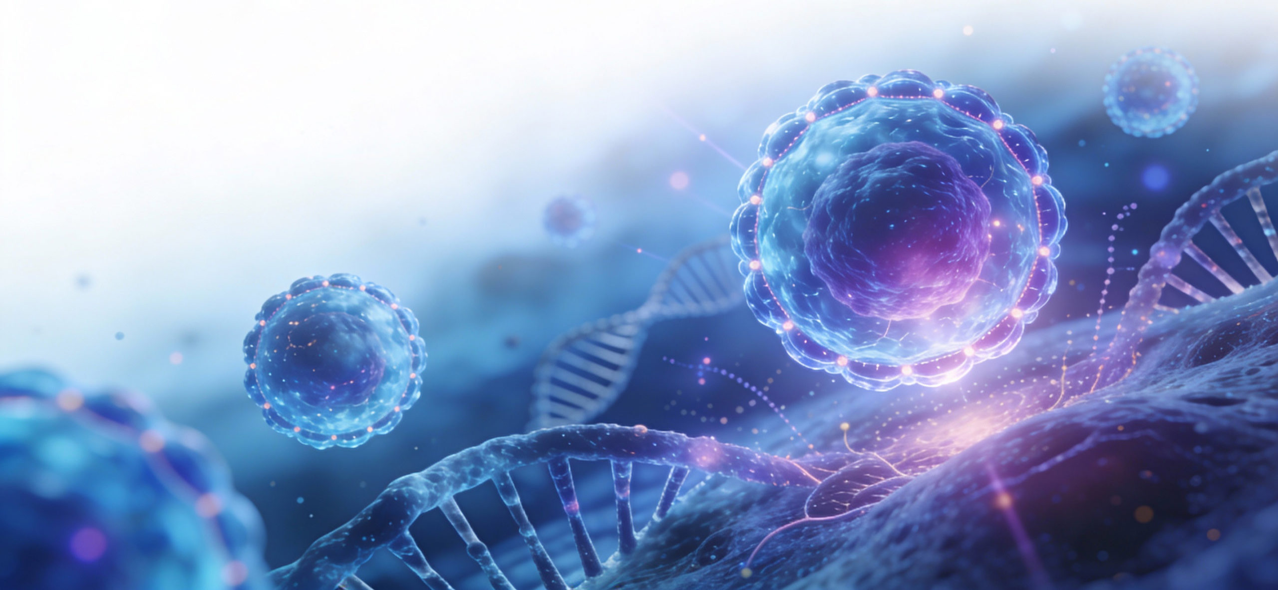 Digital image of DNA & exomes