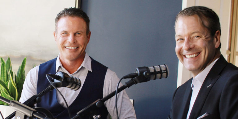Kevin Grass and Dr. McDowell during a podcast